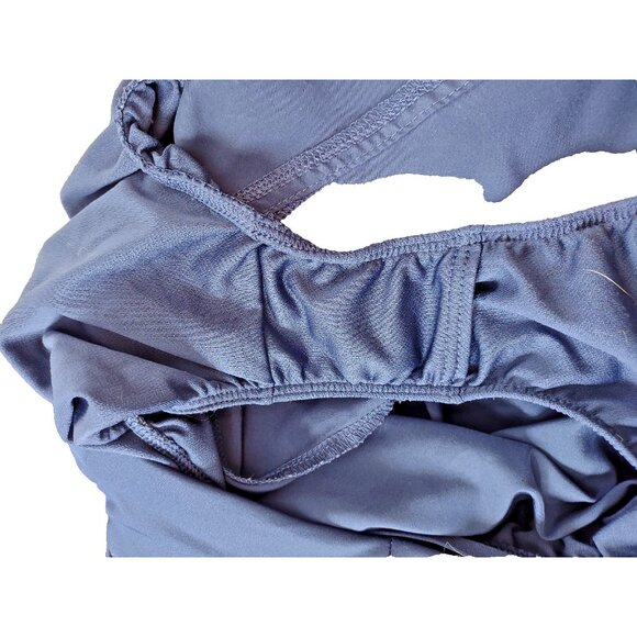 Nike Dri-FIT Running Shorts Women’s Size Medium Blue Drawstring Waist Cheetah - Picture 4 of 5